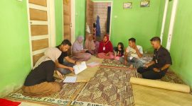 Panwaslih Aceh Jaya sedang melakukan pengawasan verifikasi Faktual