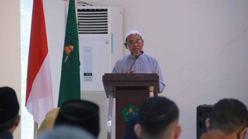 Pimpinan Ma'had Darussalam Vietnam, Abdul Rahman Bin Ibrahim saat menyampaikan kuliah umum di Sekolah Tinggi Agama Islam Negeri (STAIN) Teungku Dirundeng Meulaboh