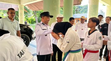 Bupati Lepas 26 Atlet Taekwondo Mengikuti Kejuaraan Internasional Ksatria Nusantara Series di Sumut