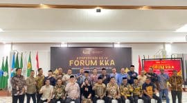 Bupati Aceh Jaya menghadiri Forum KKA Se-Aceh di banda Aceh.