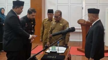 H Masri Dilantik Sebagai Sekda Definitif Aceh Jaya
