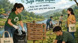Menjaga lingkungan merupakan bentuk nyata nasionalisme. Dimulai dari hal-hal kecil, seperti mengurangi sampah, menanam pohon, dan menjaga kebersihan lingkungan sekitar